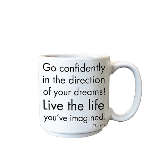 Go Confidently 3 oz Mini Mug - One Amazing Find: Creative Home Market