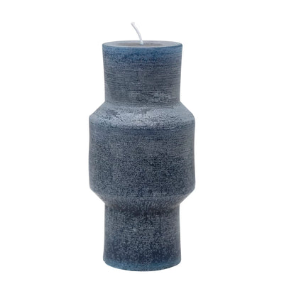 Unscented Totem Pillar Candle, Marine Blue - One Amazing Find: Creative Home Market