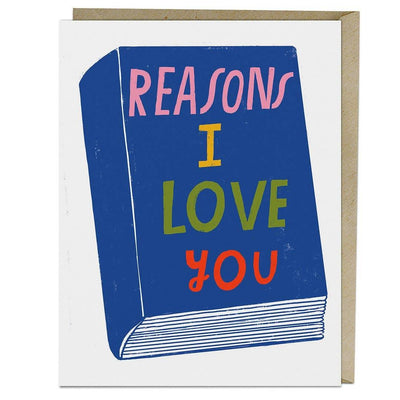 Lisa Congdon Reasons I Love You Card - One Amazing Find: Creative Home Market