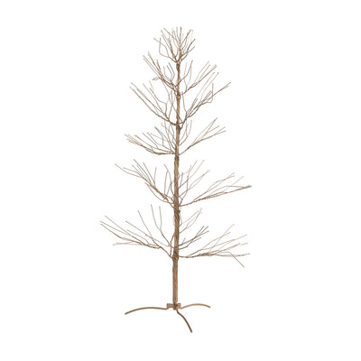Gold Finished 22" Tall Metal Folding Tree - One Amazing Find: Creative Home Market