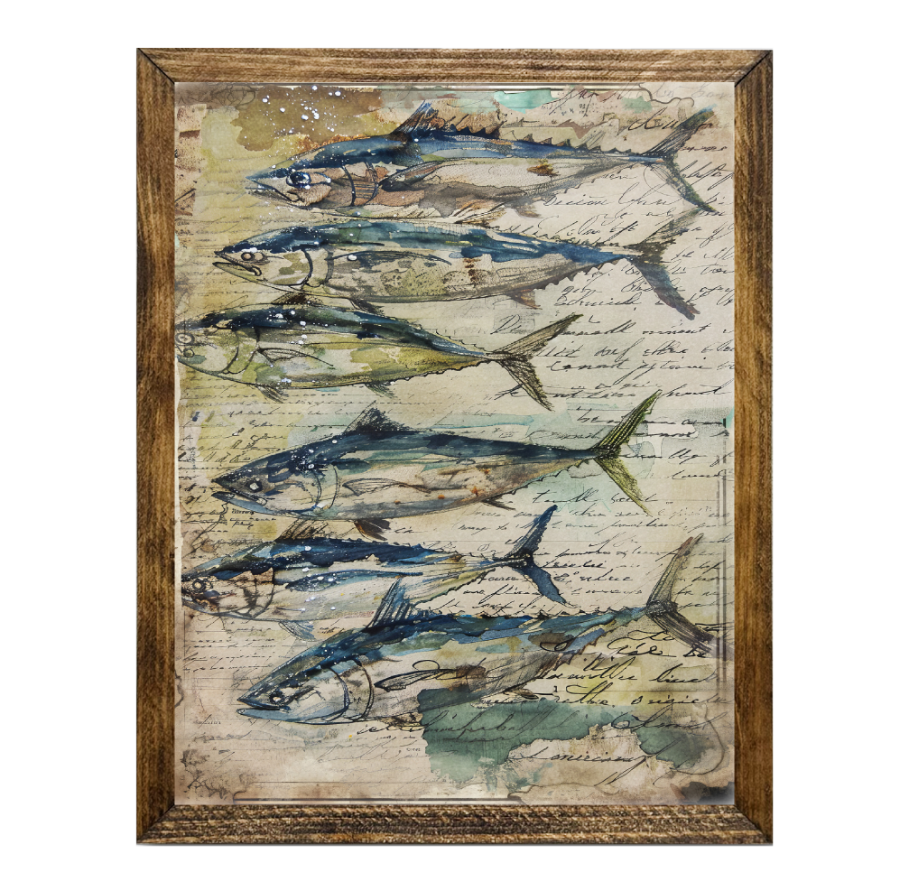 TIMBERLAND FRAME JUNK JOURNAL SCHOOL OF FISH