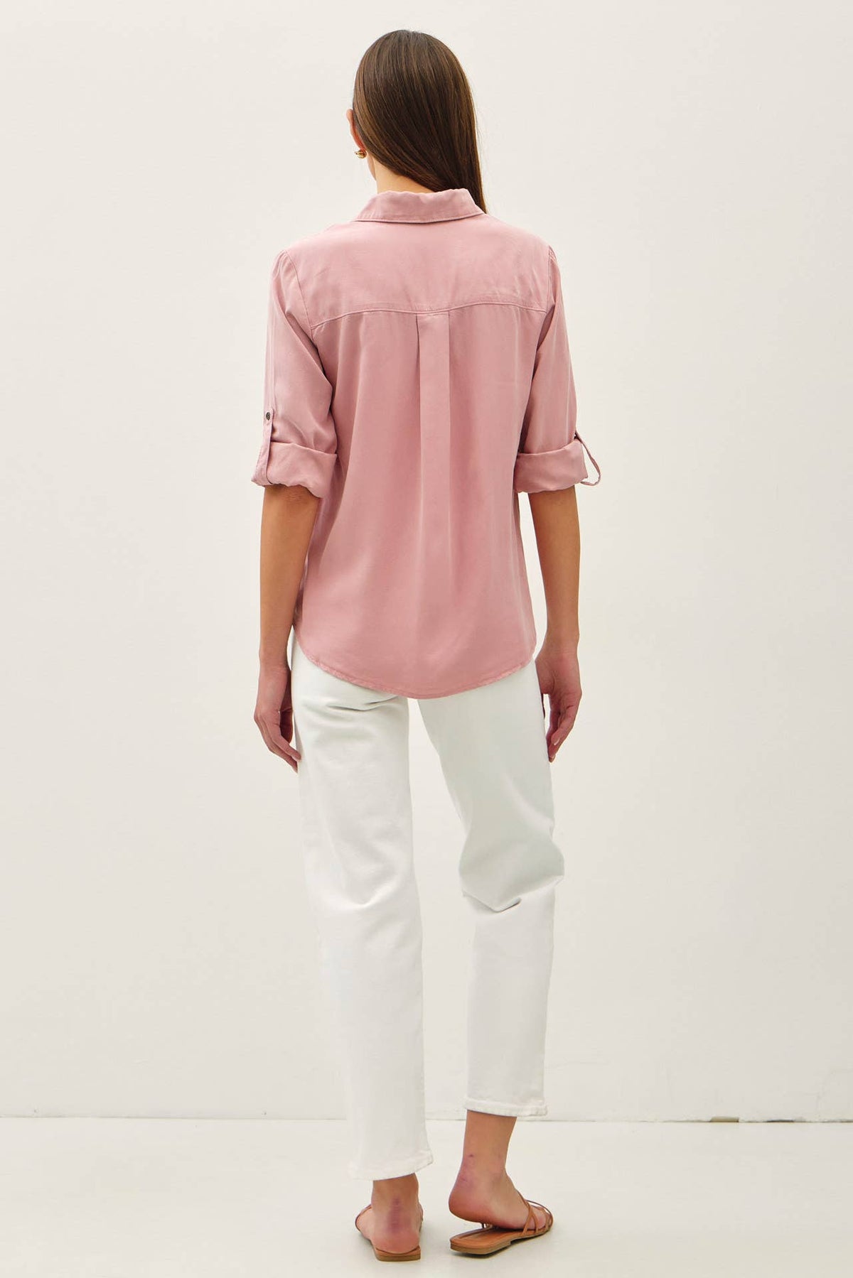 TENCEL ROLLED CUFF SHIRTS