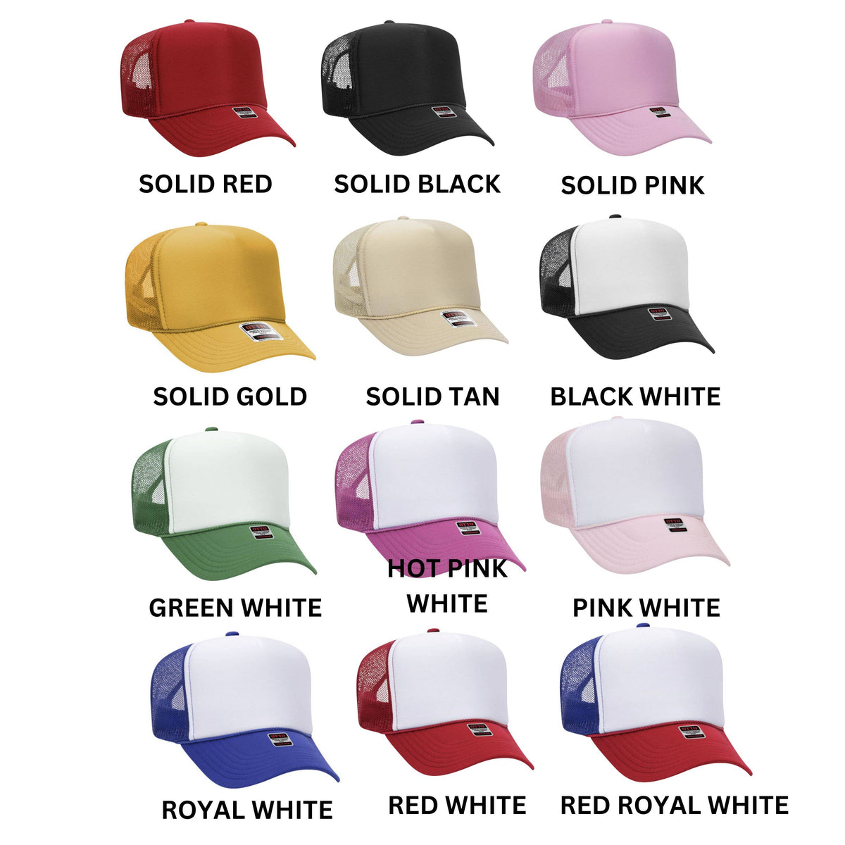 Espresso Martinis, Trucker Hat, Trendy Trucker Hats, Funny: Solid White / Black