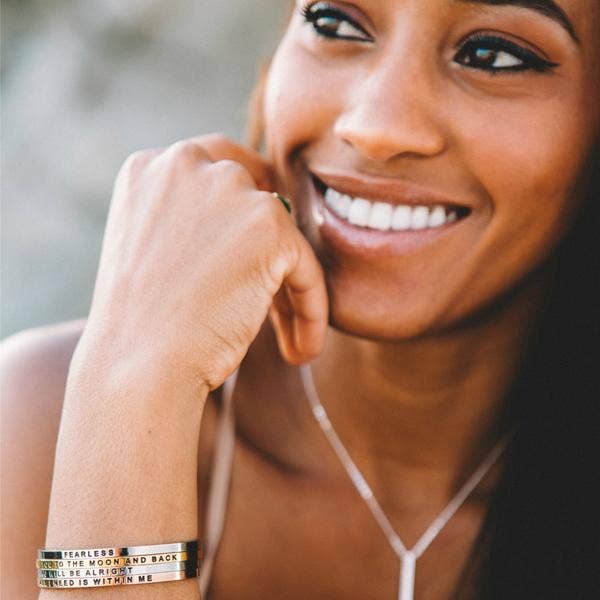 Forever Friends - inspirational mantraband® cuff bracelet