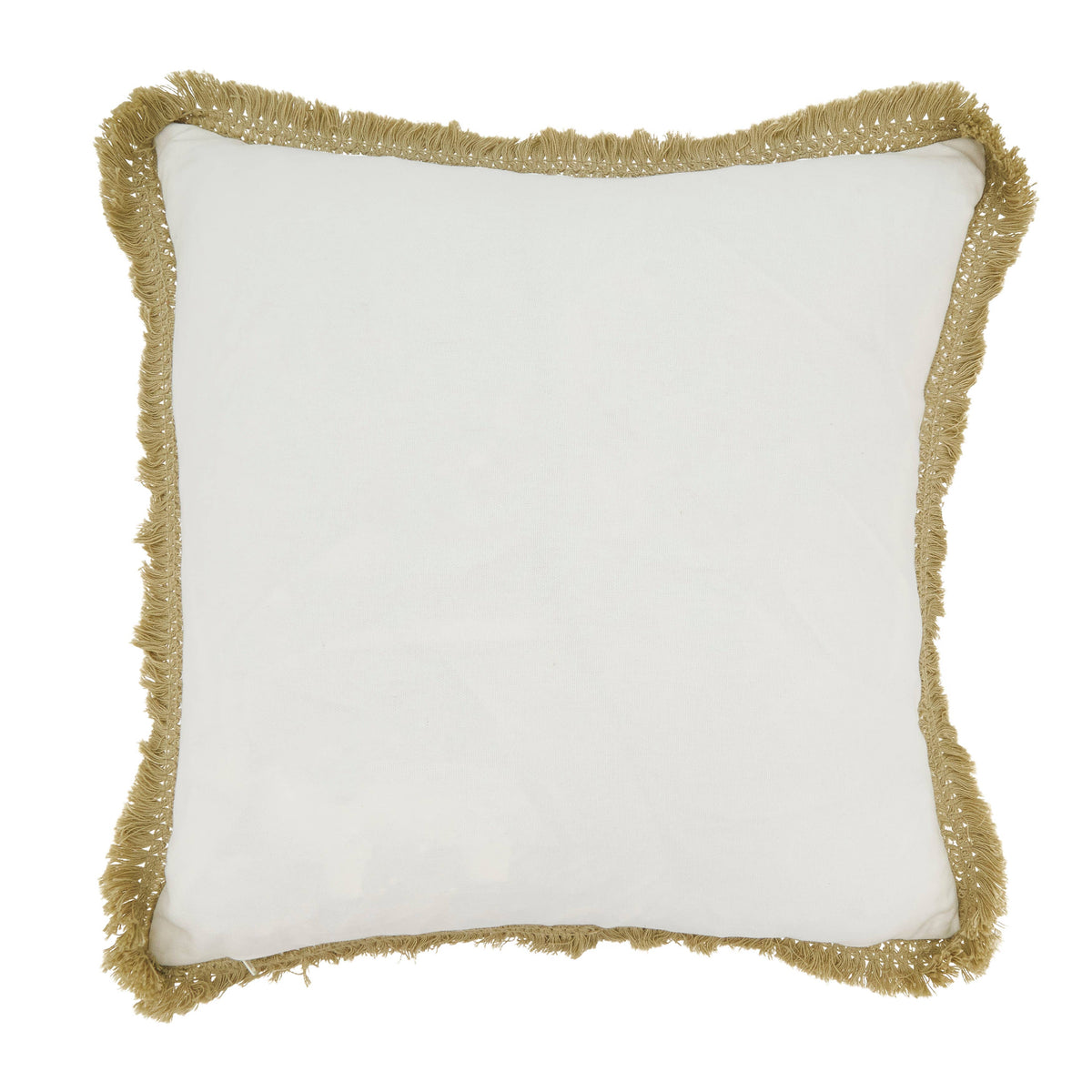 Coastal Embroidered Palm Tree Pillow