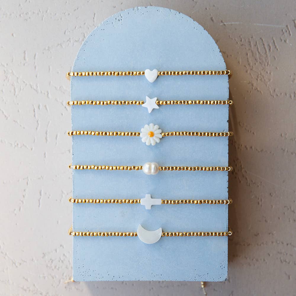 Intentions Cord Bracelet-Heart