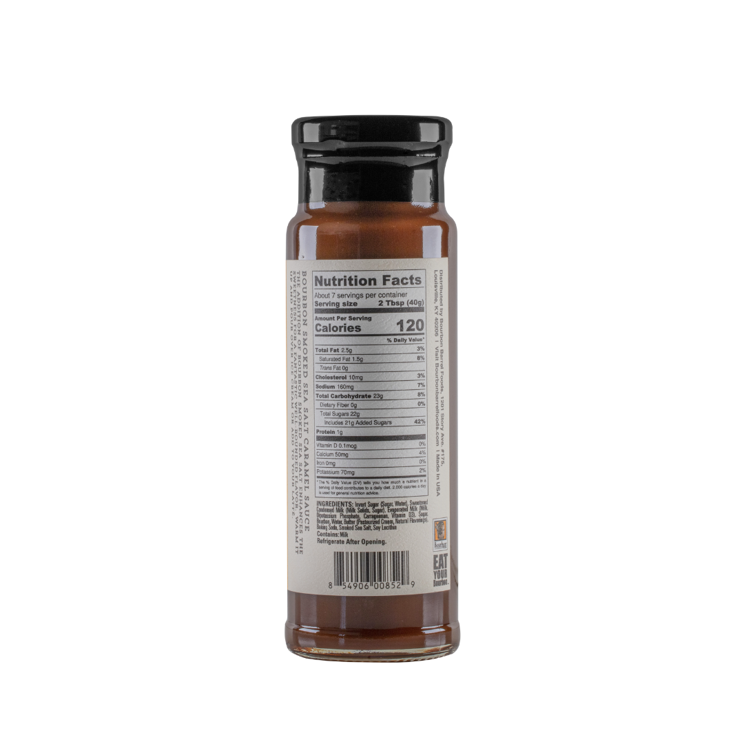 Caramel Sauce - Bourbon Smoked Sea Salt & Bourbon