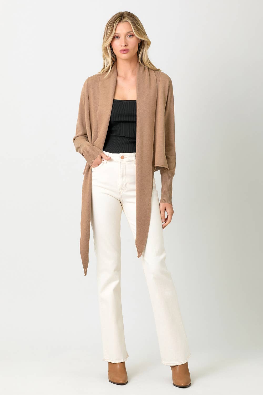 Multiway Open Sweater Cardigan