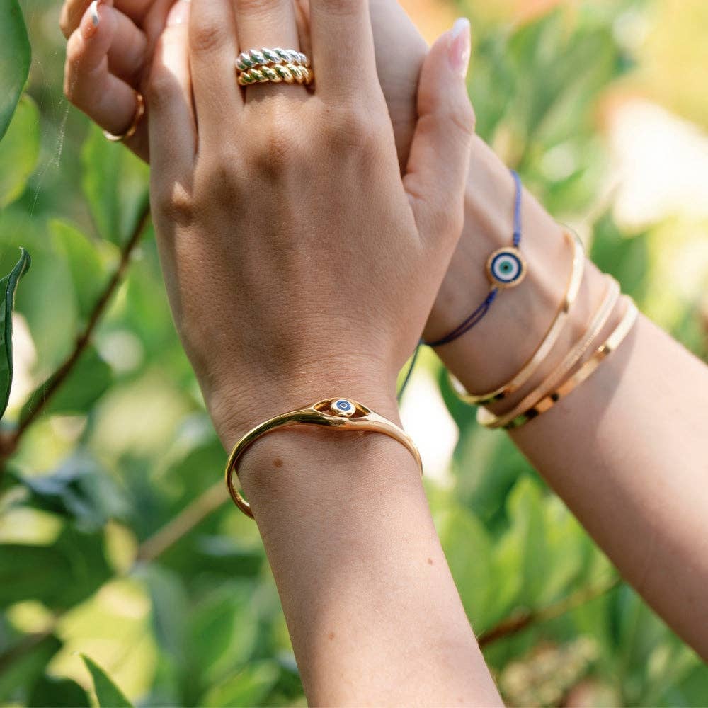 Evil Eye Bracelet - I Am Supported and Protected