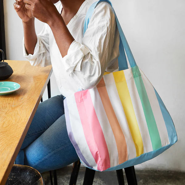 Foldaway Tote Bags - Unicorn Waves