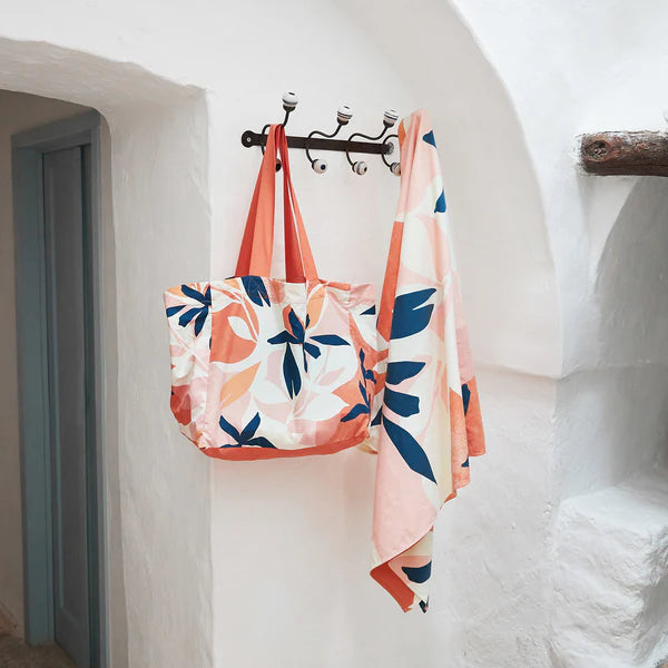 Foldaway Tote Bags - Terracotta Tropics