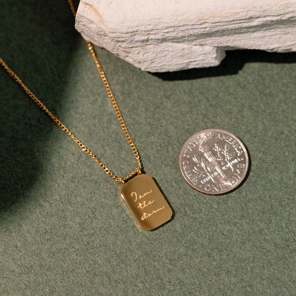 Beautiful Girl, You Can Do Hard Things - Mantra® necklace