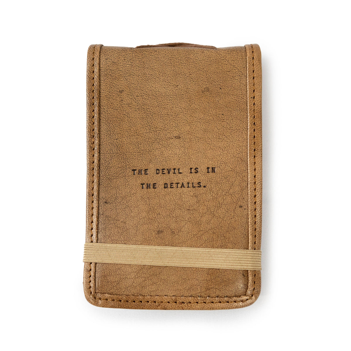 Mini The Devil Is In The Details Leather Journal