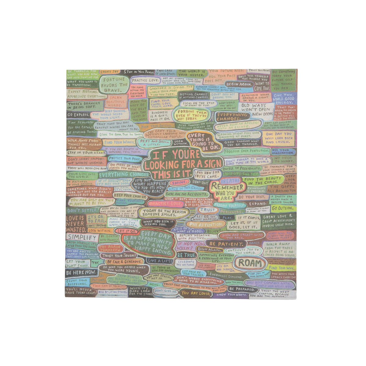 12"x12" If You Are Looking For A Sign Art Poster