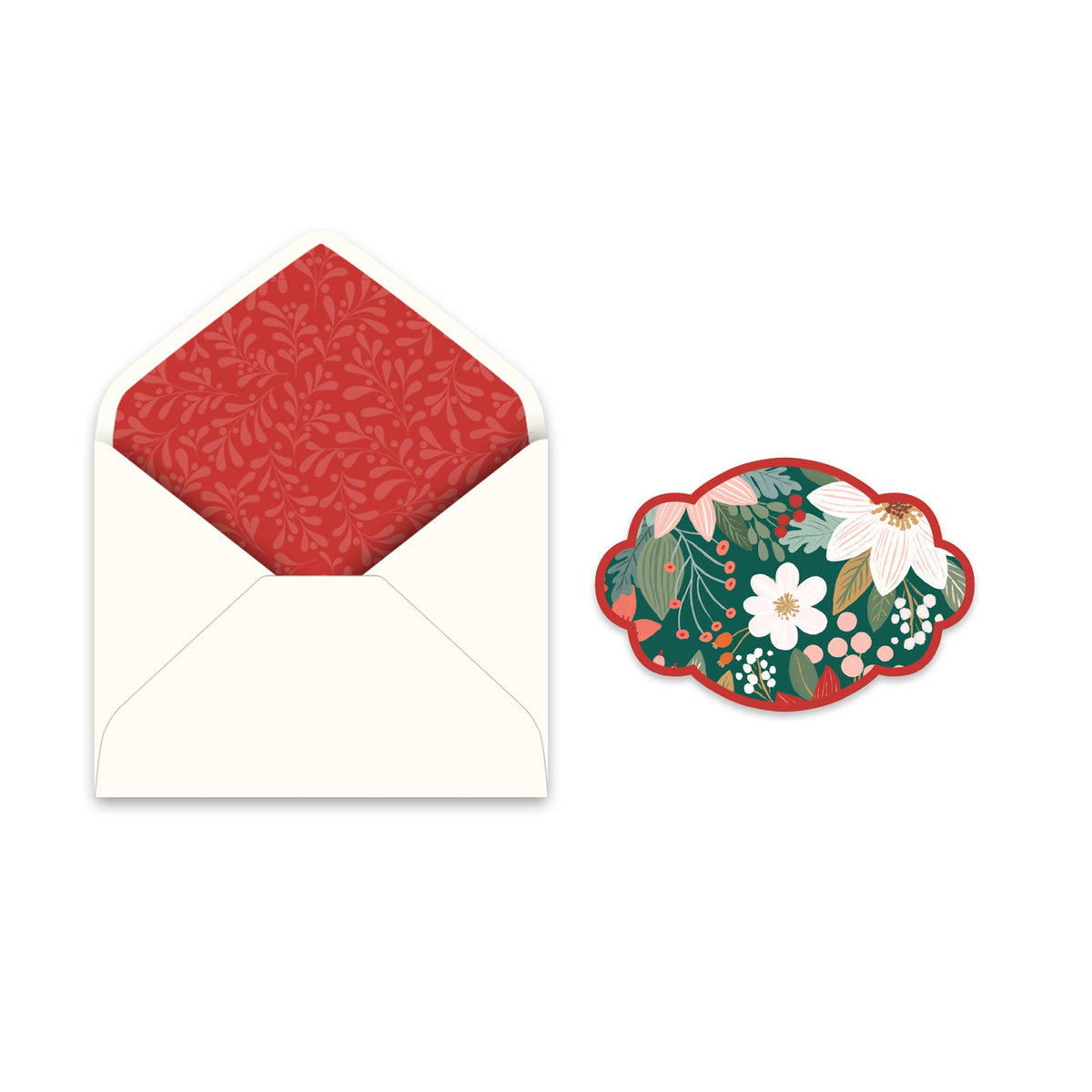 Christmas Nature's Celebration Deluxe Greeting Card