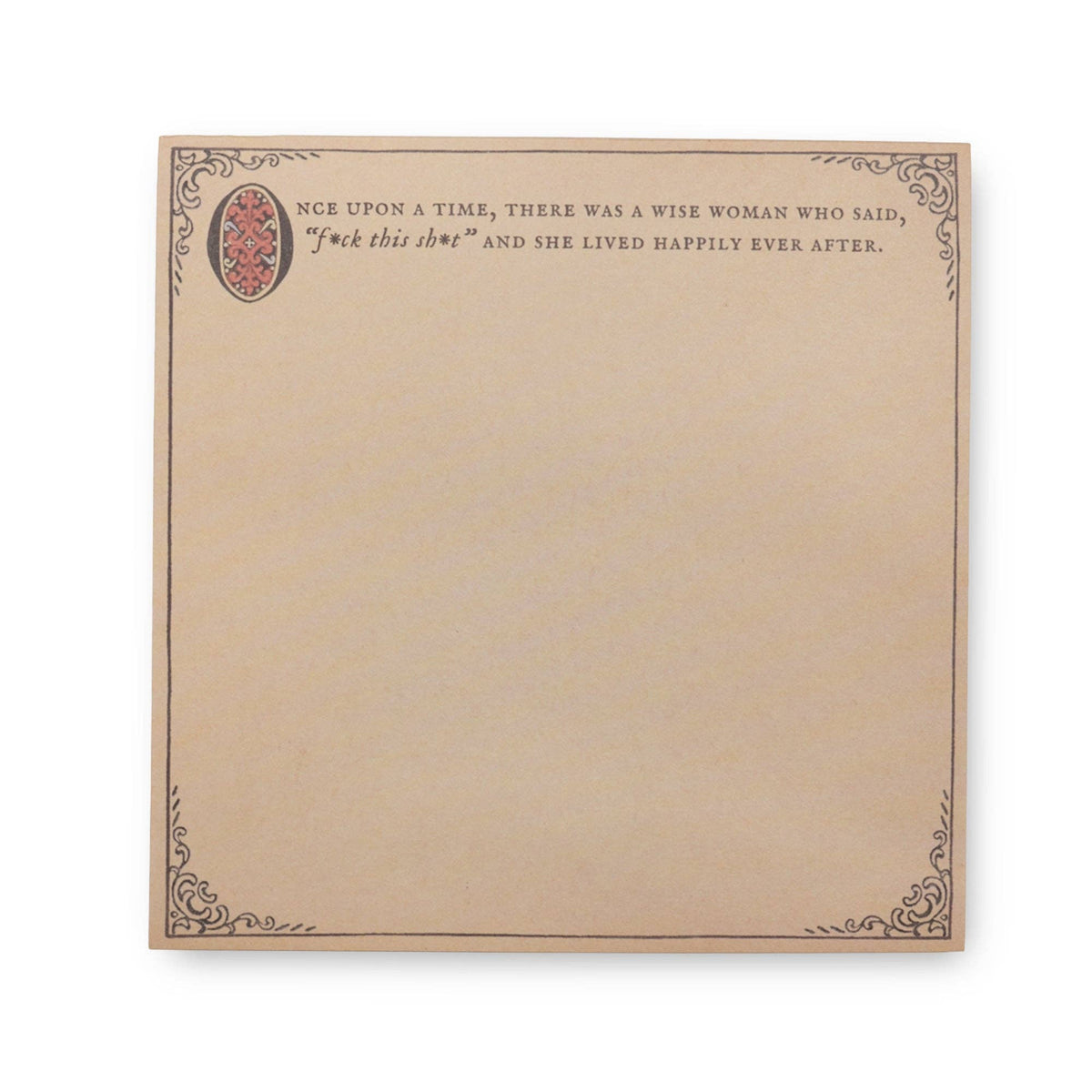 Once Upon A Time Square Notepad