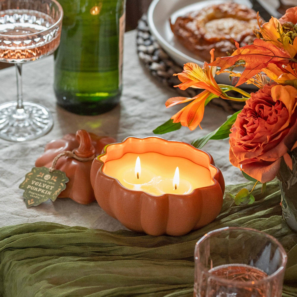 Grateful Glow Pumpkin Candles