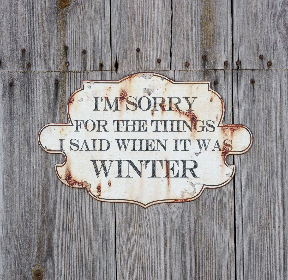 WINTER SIGN