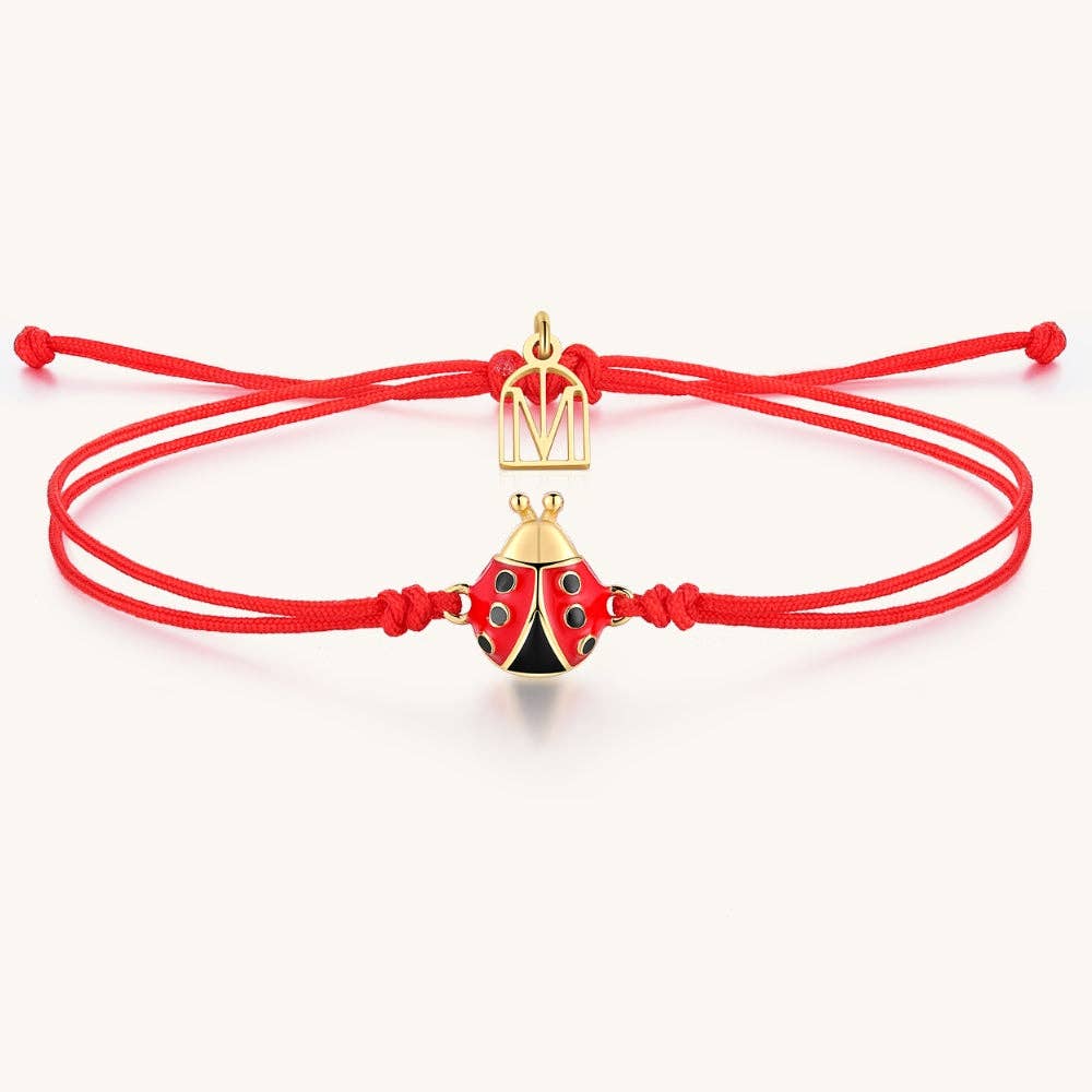 Ladybug Bracelet - Thread of Blessings