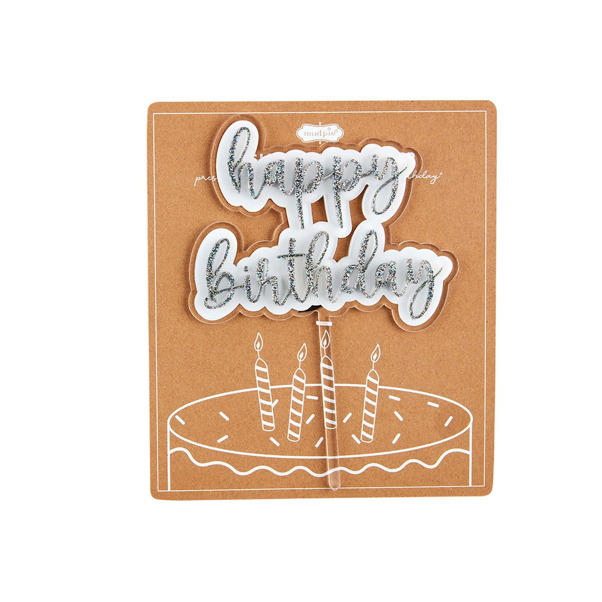 Happy Birthday Singing Cake Topper - 2 Colors