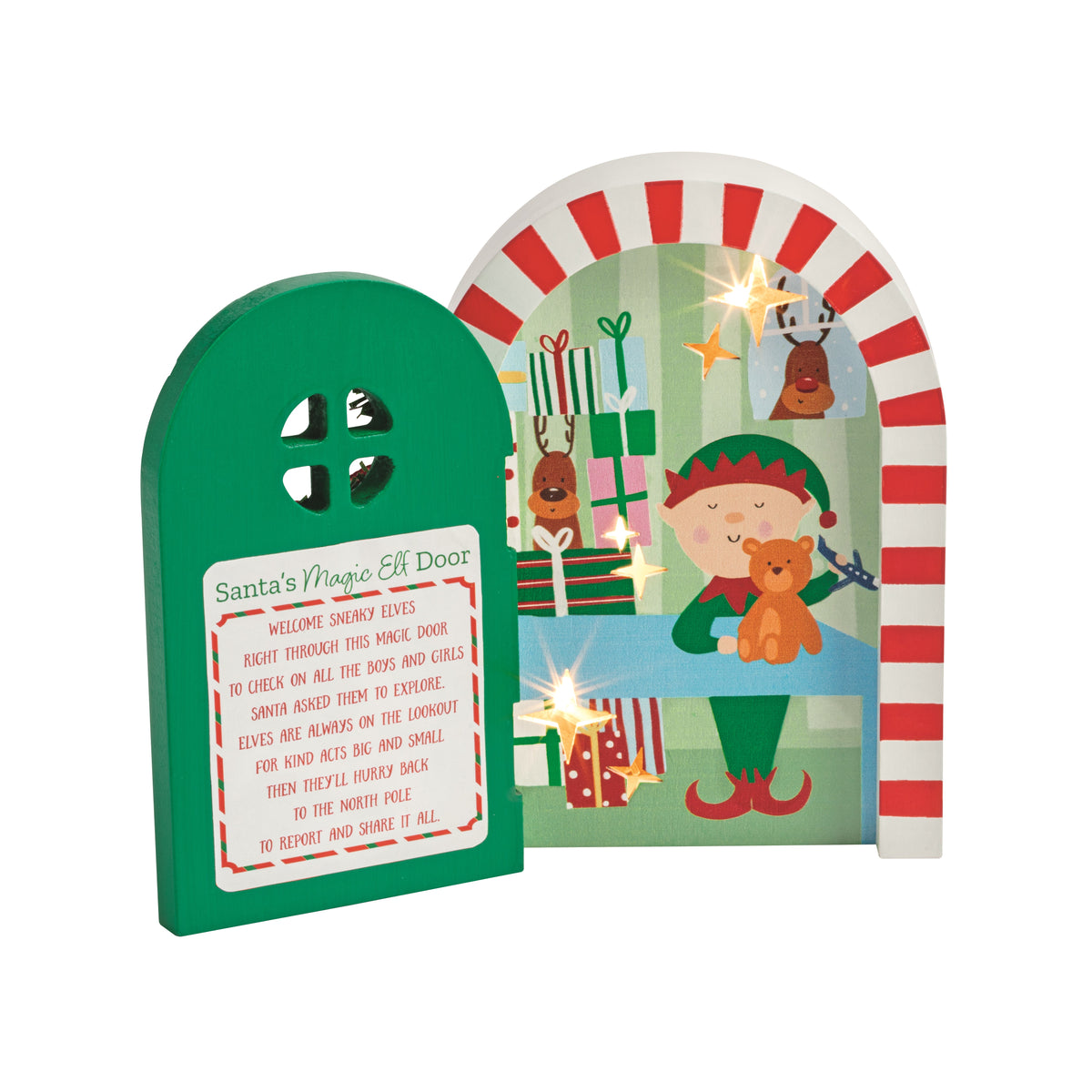 Green Magic Elf Door Set
