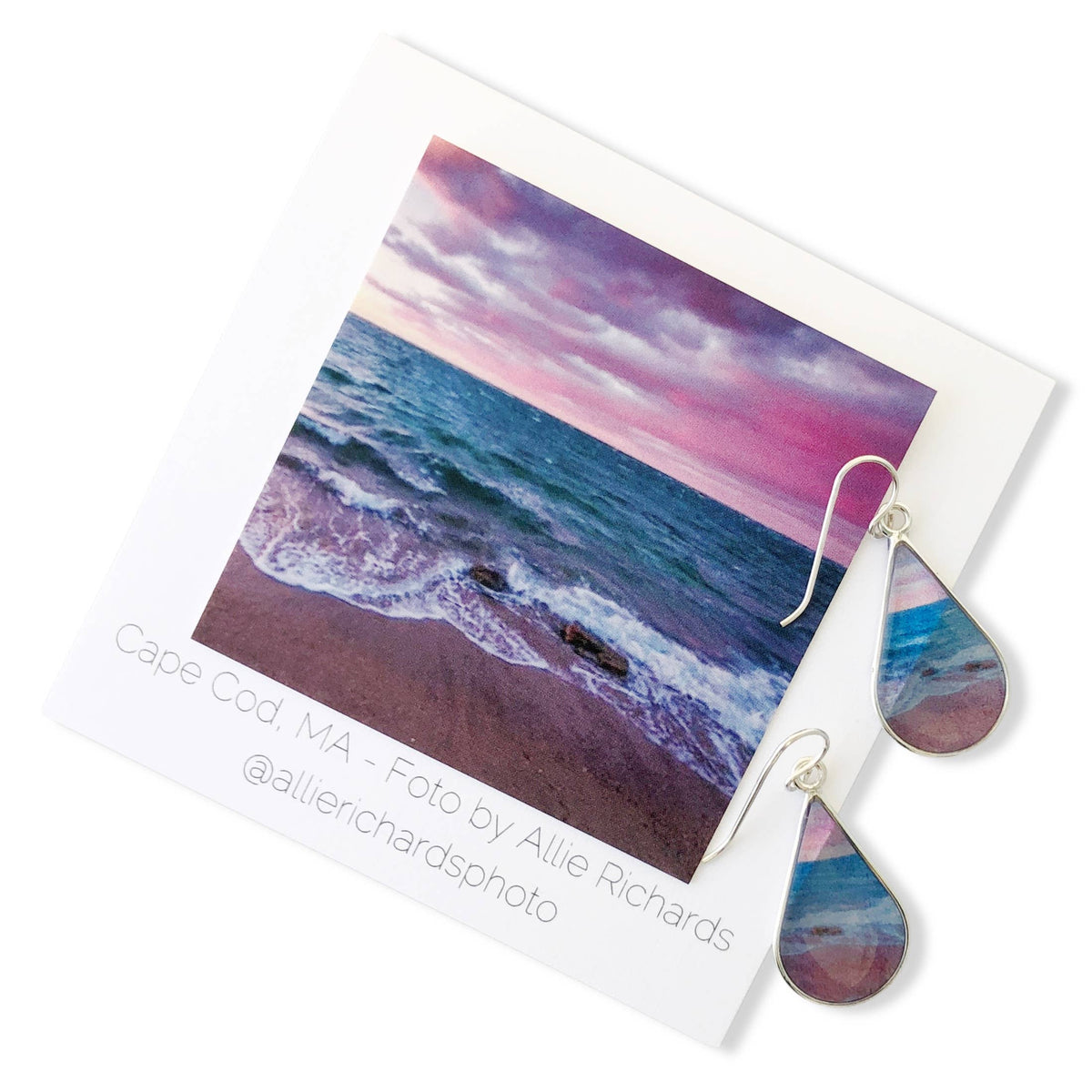 Candy Sky Sunrise Small Teardrop Earrings