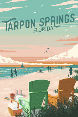 Tarpon Springs, FL - Bottle This Moment 4x6 Paper Postcard