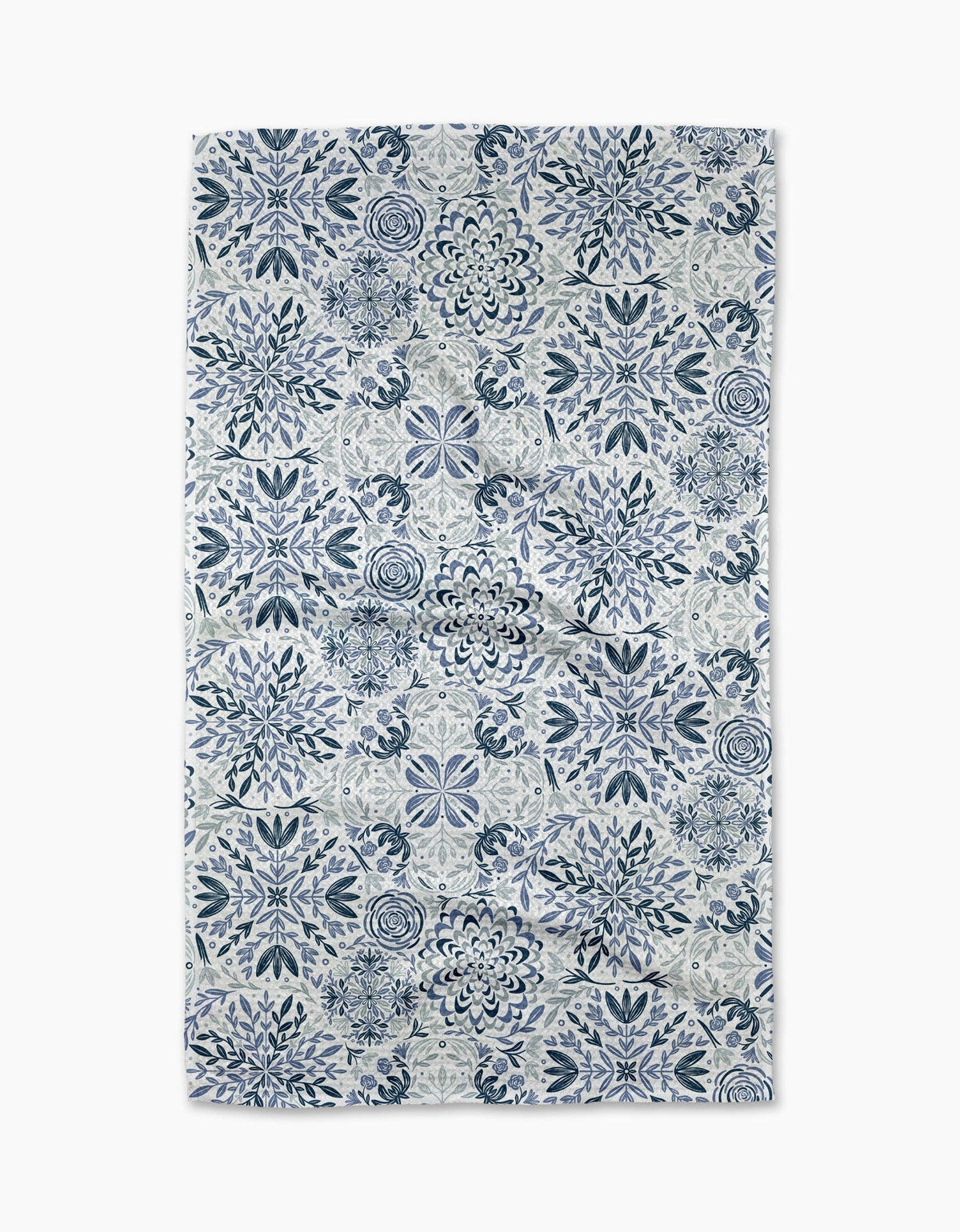 Floral Medallions Tea Towel