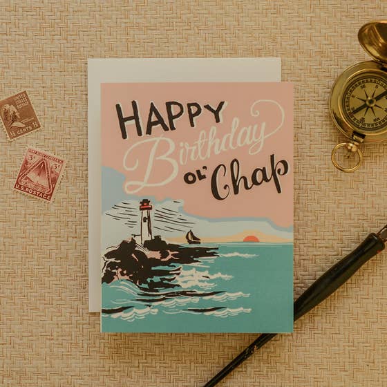 Lighthouse Birthday Greeting Card