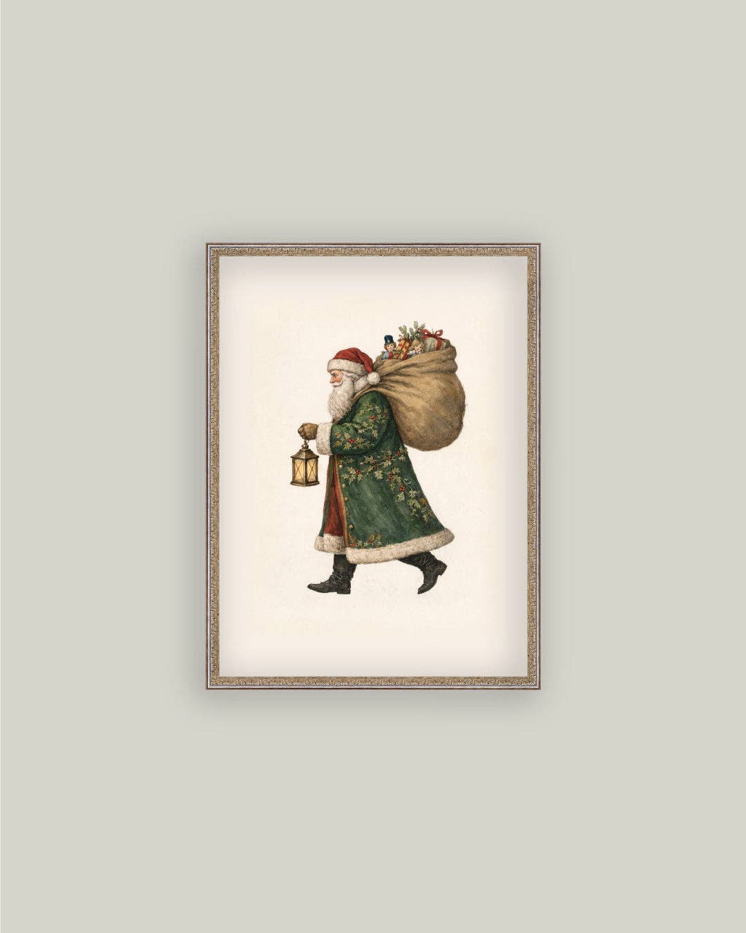 Santa with Lantern