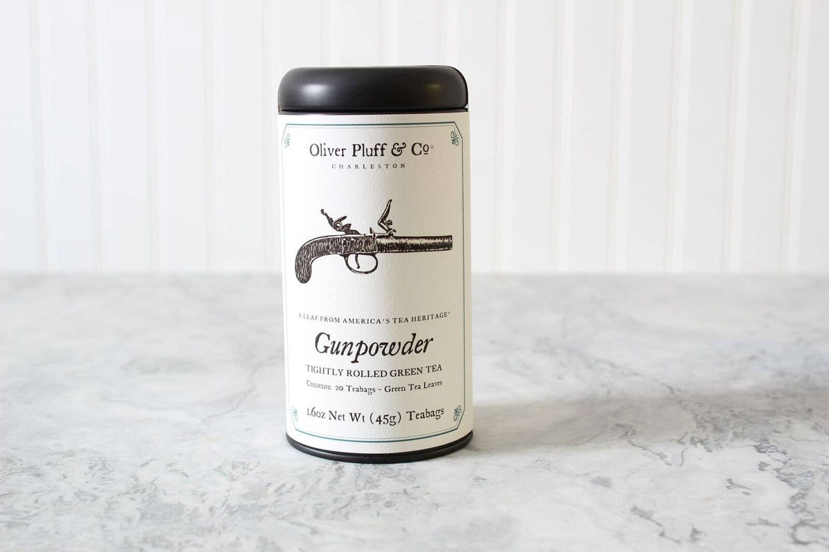 Gunpowder -  20 Green Tea Teabags in Signature Tea Tin