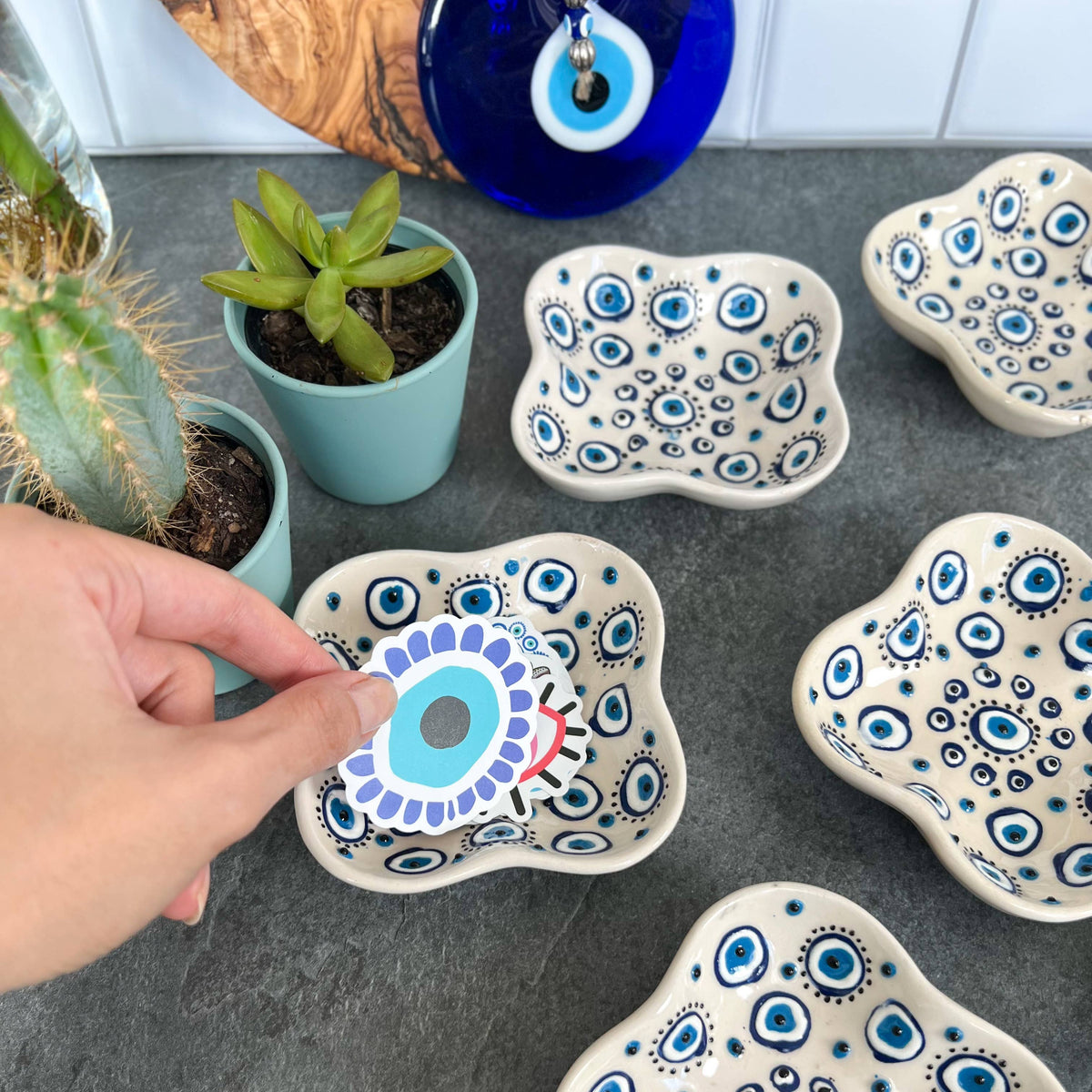Cute Jewelry Dish, Handmade Pinch Bowls, Boho Home Decor