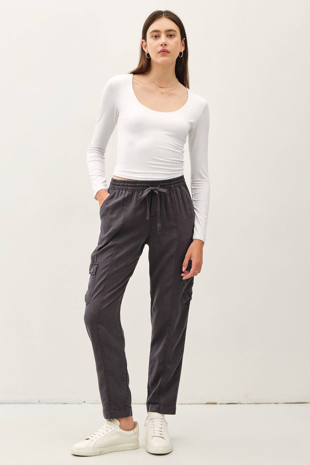THE RYDER TENCEL CARGO JOGGER PANTS