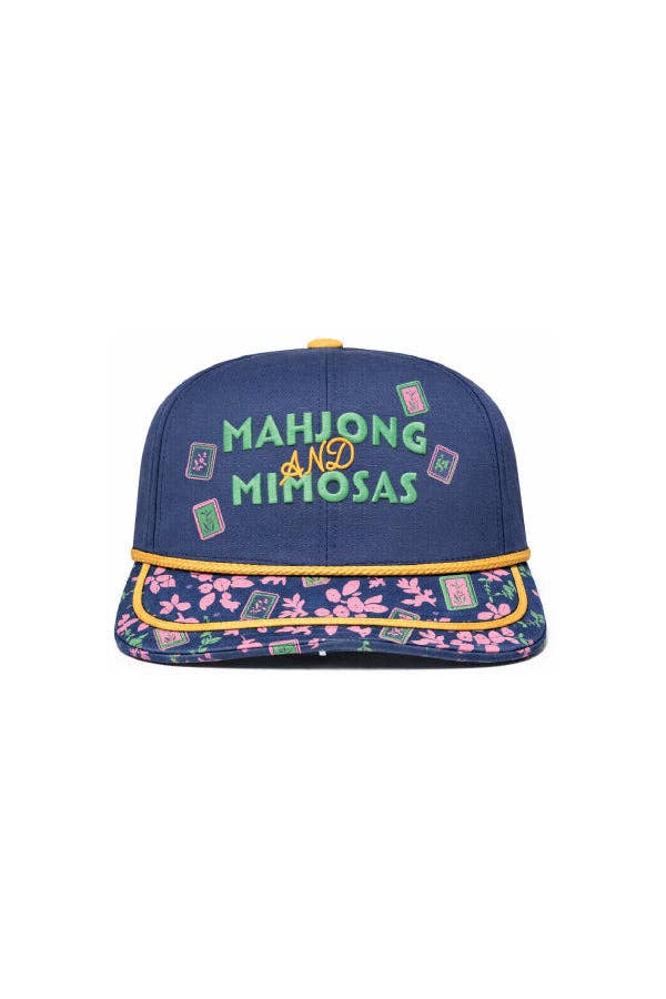 Mahjong and Mimosas All Over Printed Hat