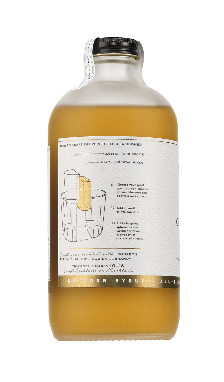 Orange Peel and Bitters Cocktail Mixer
