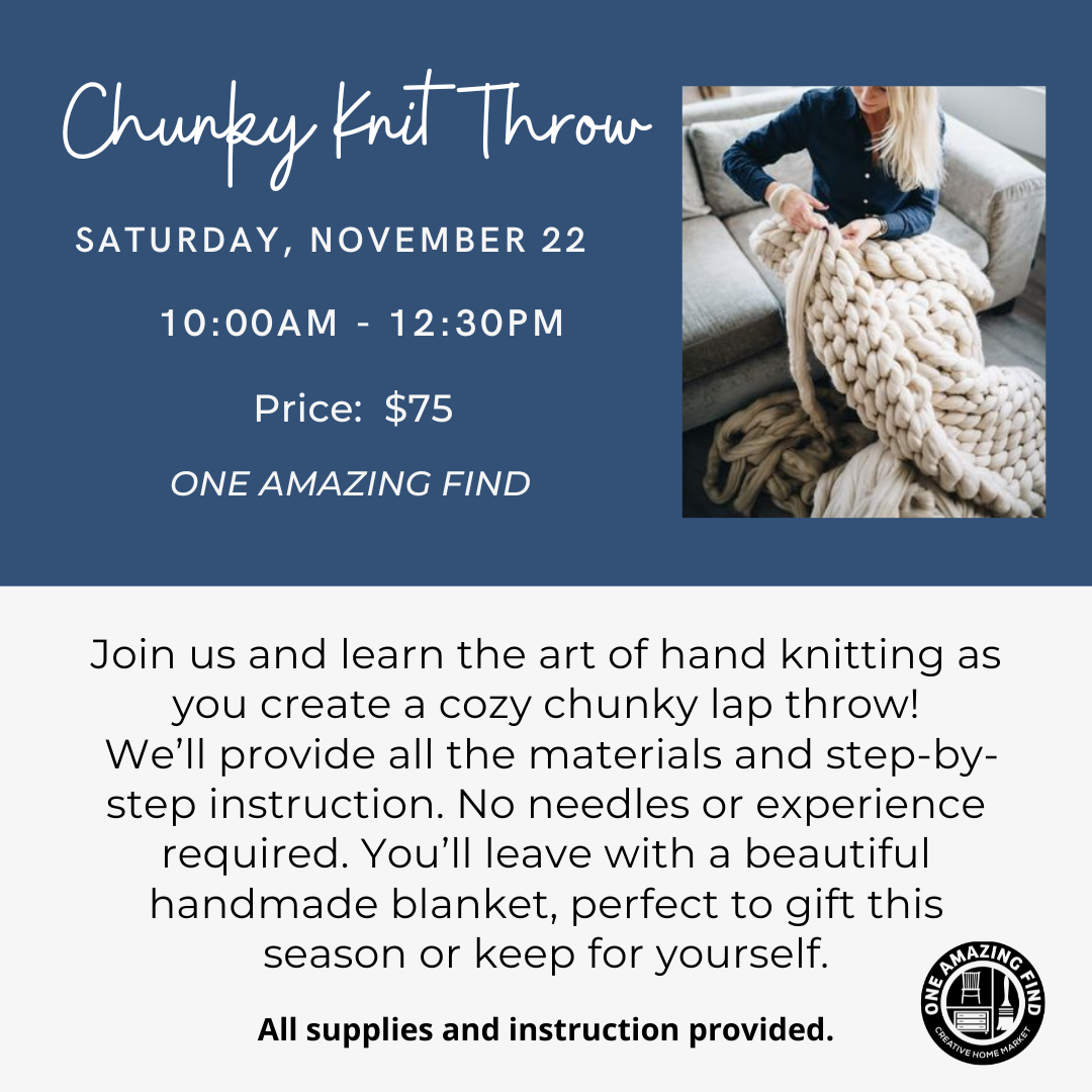 Chunky Knit 11/22 10am