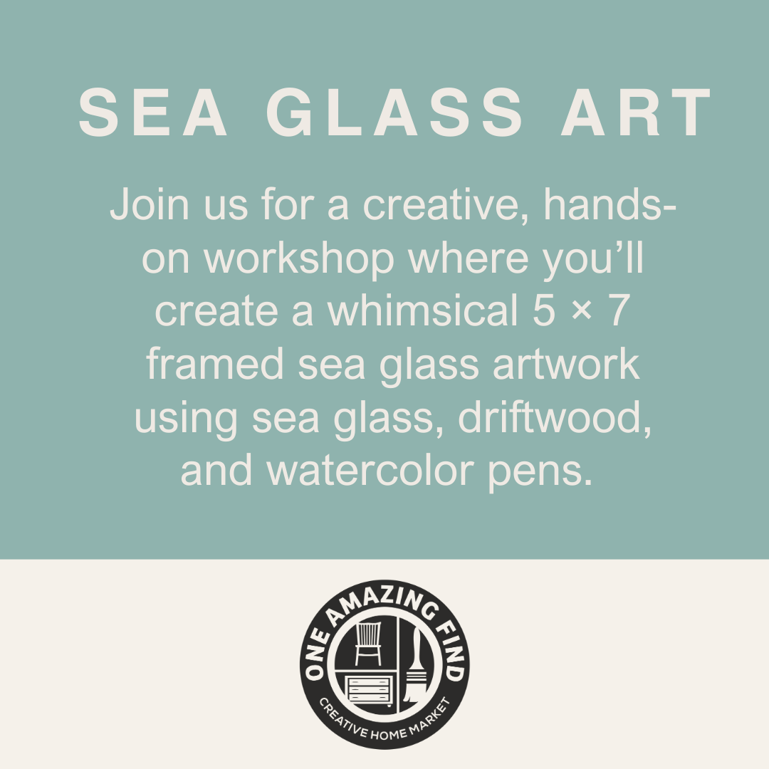 Sea Glass Art Workshop · Feb 15 at 2 PM