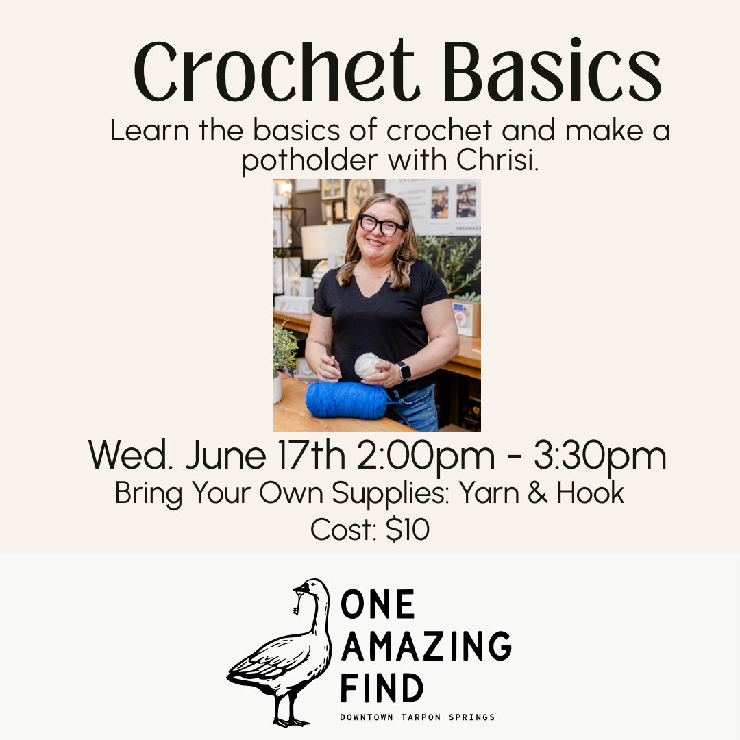 Crochet Basics | Wed June 17th at 2pm
