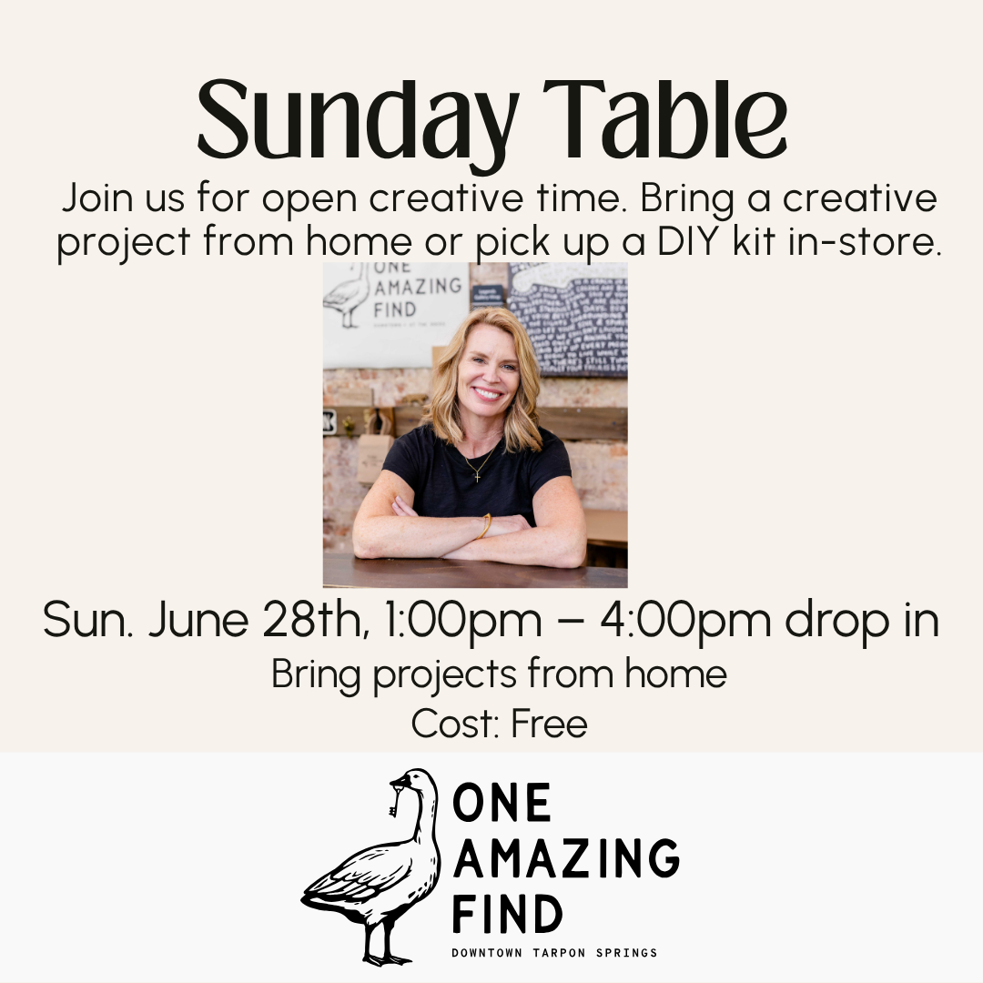 Sunday Table | June 28 1pm - 4pm drop in