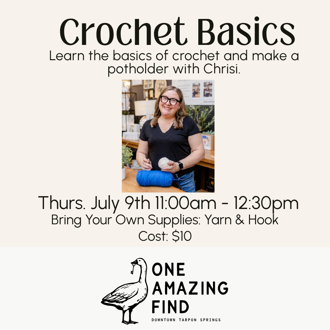 Crochet Basics | Thurs. July 9th at 11am