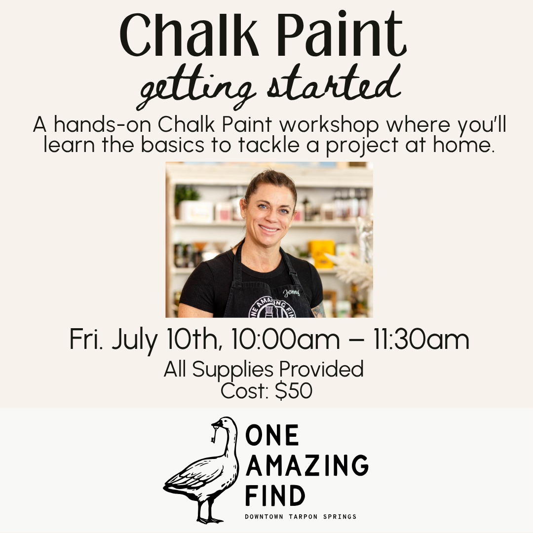 Chalk Paint Basics | July 10th at 10am
