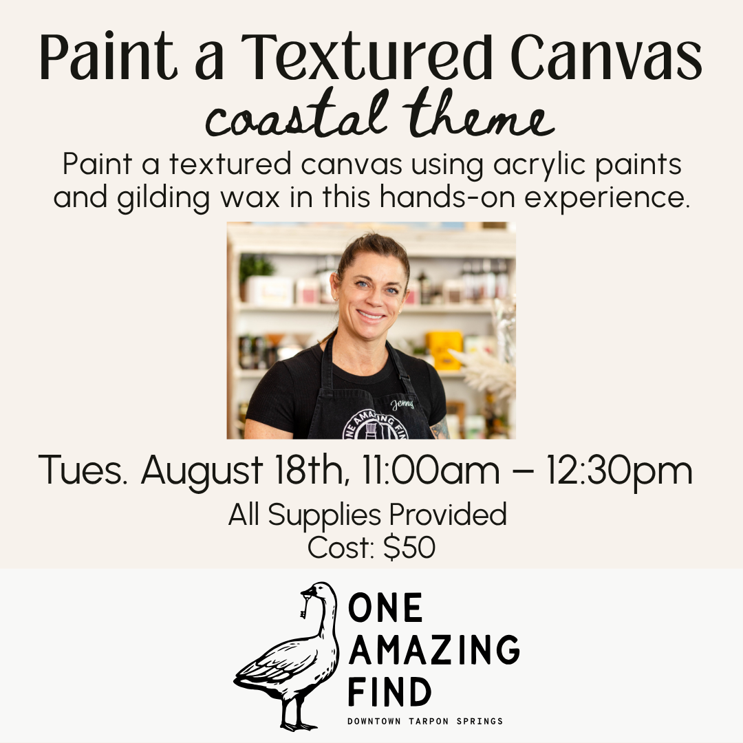Paint a Textured Canvas | August 18th
