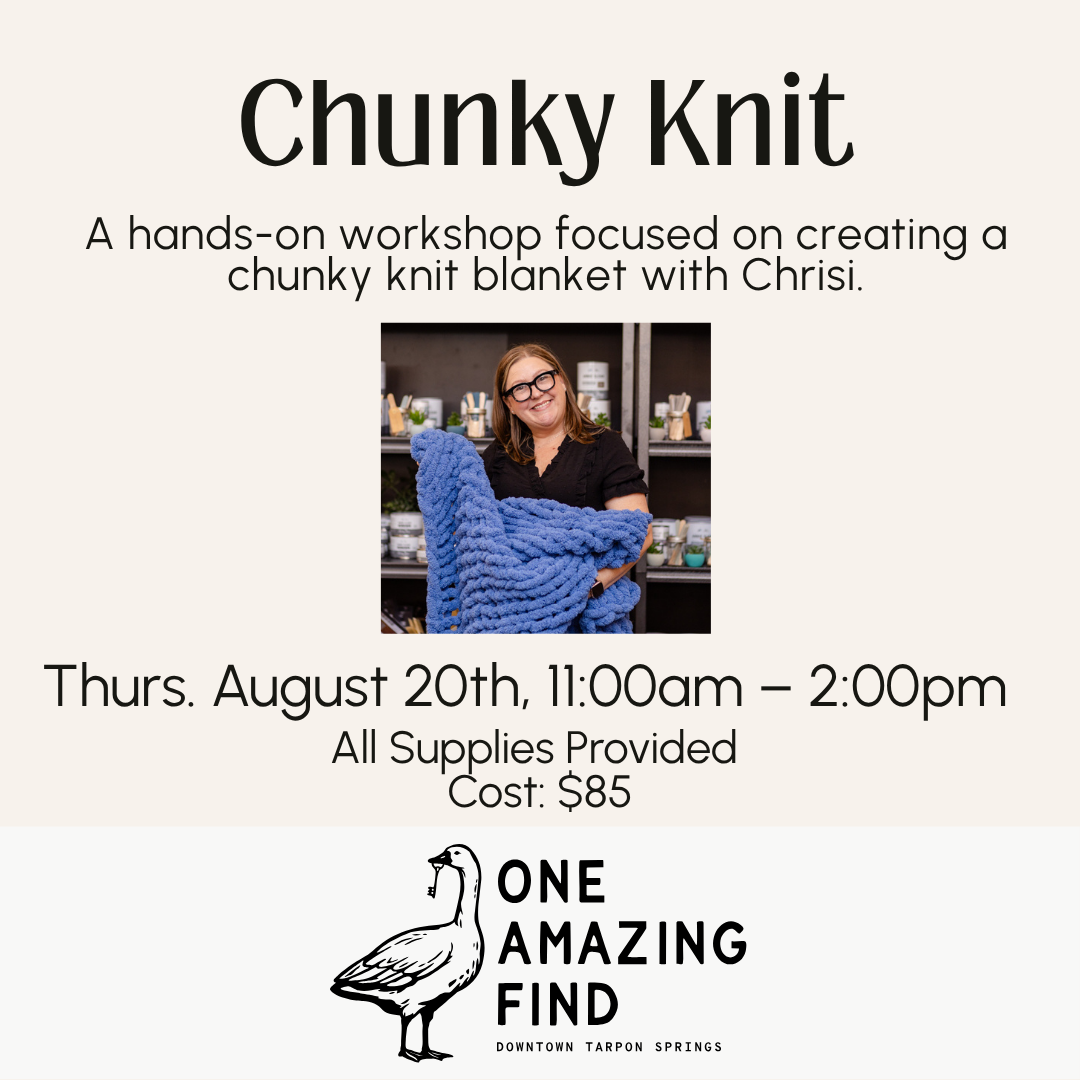 Chunky Knit Workshop | August 20th