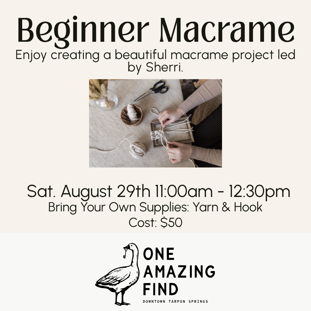 Beginner Macramé | August 29th