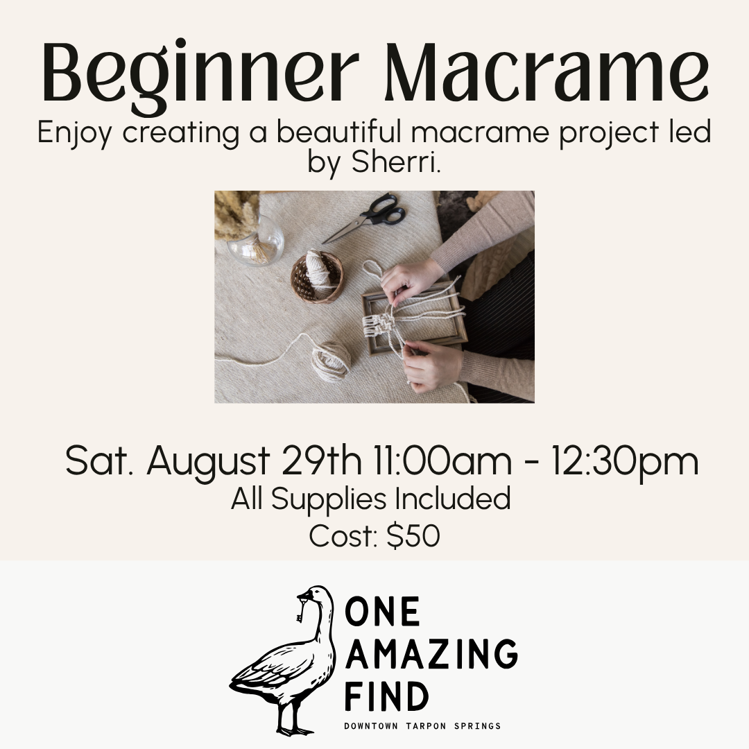Beginner Macramé | August 29th