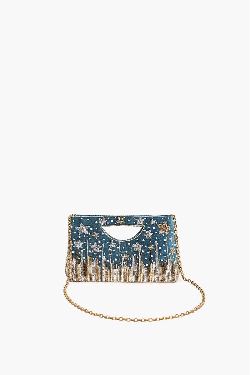 Star Beaded Party Handheld Clutch