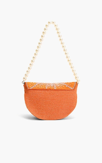 Citrus Couture Embellished Shoulder Bag