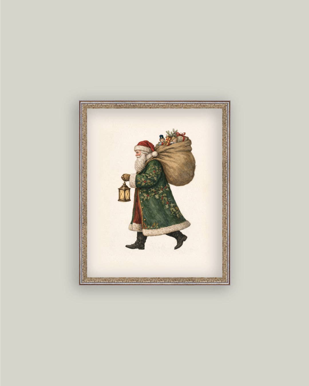 Santa with Lantern