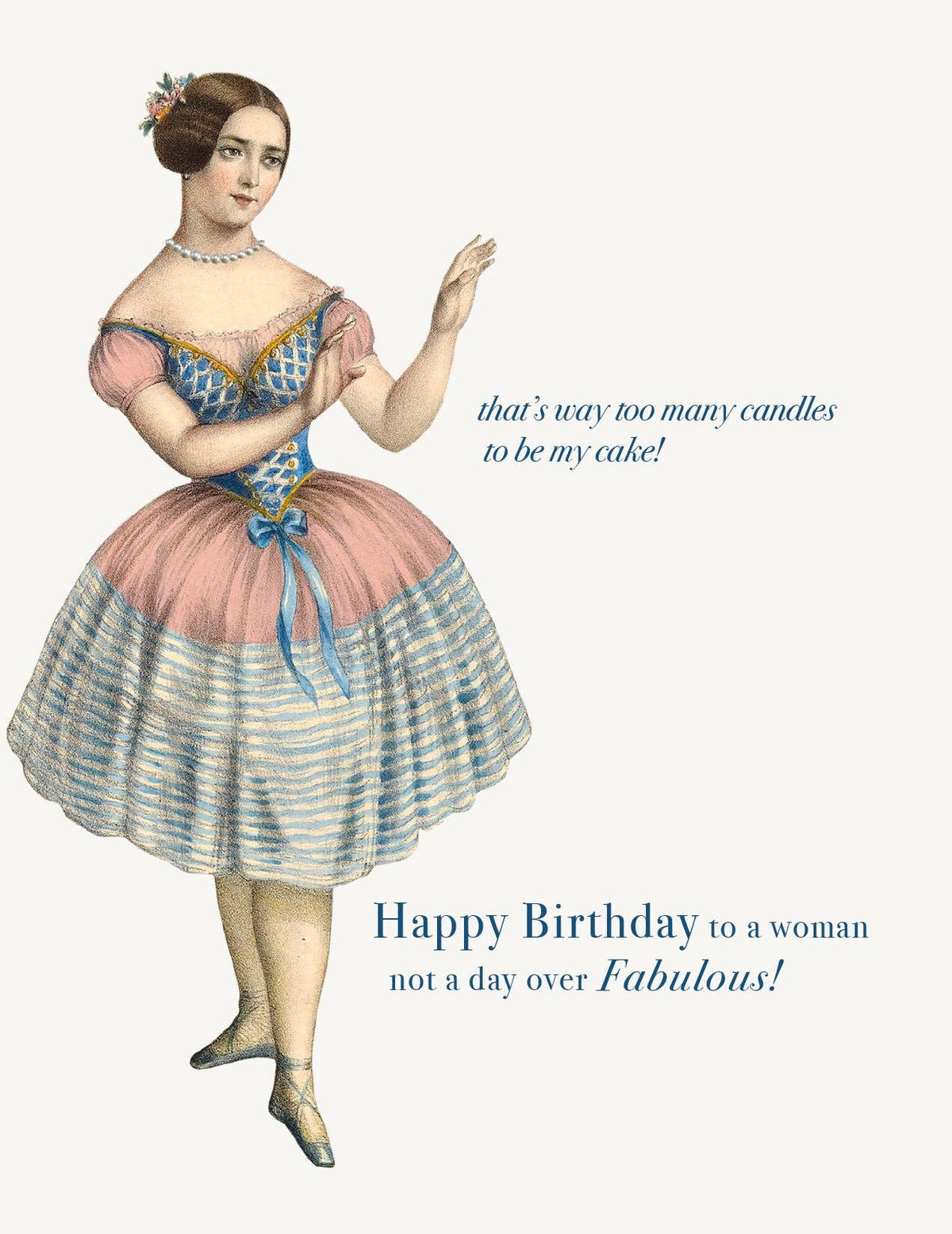 That's way too many candles • A-2 Greeting Card