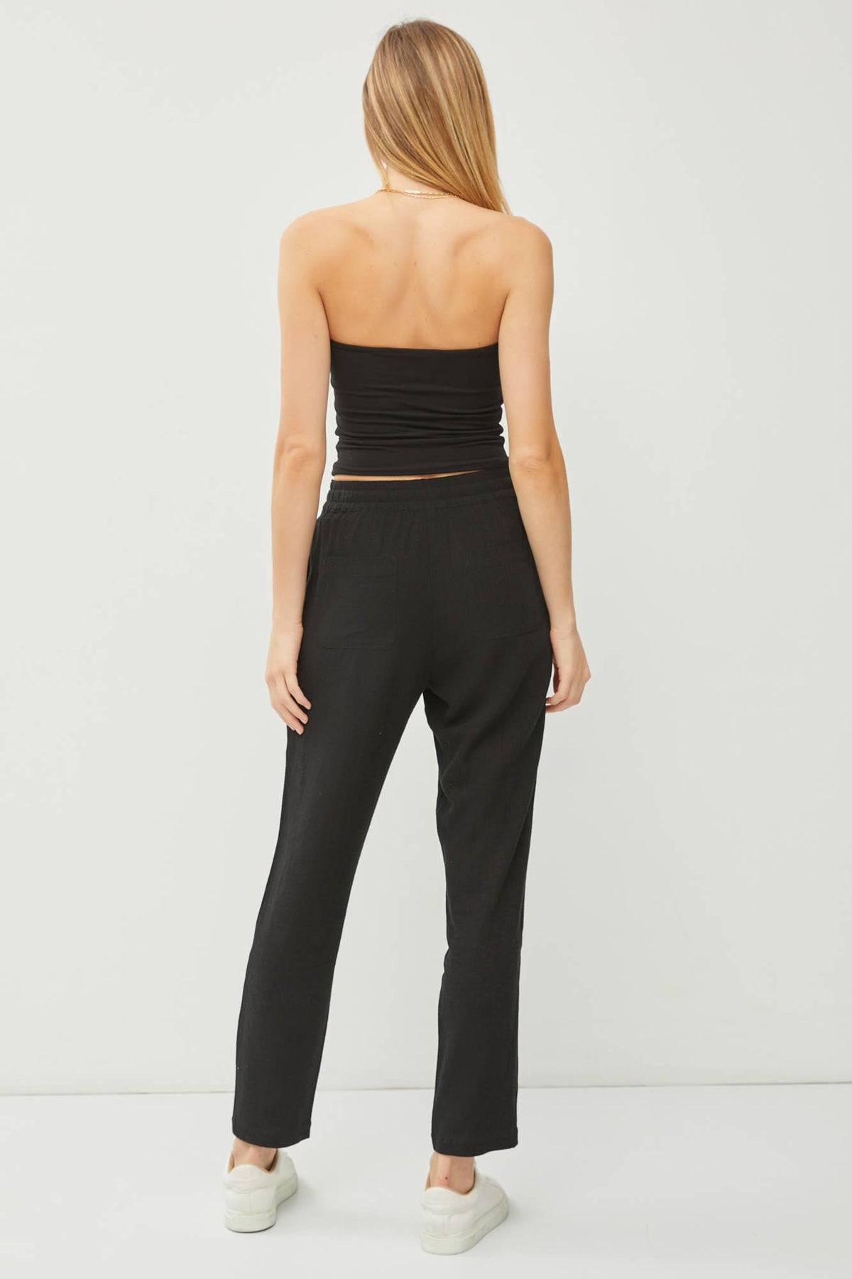 LINEN DRAWSTRING JOGGERS